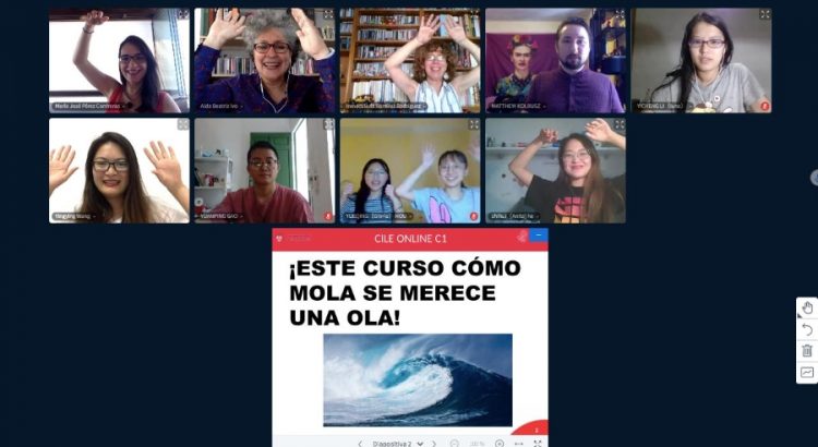 Clase virtual de español de la profesora María José Pérez junio de la profesora María José Pérez.