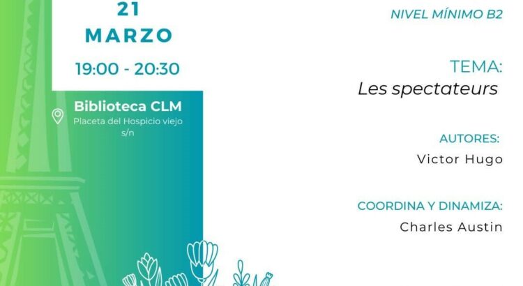 Cartel promocional del Séminaire littéraire en français