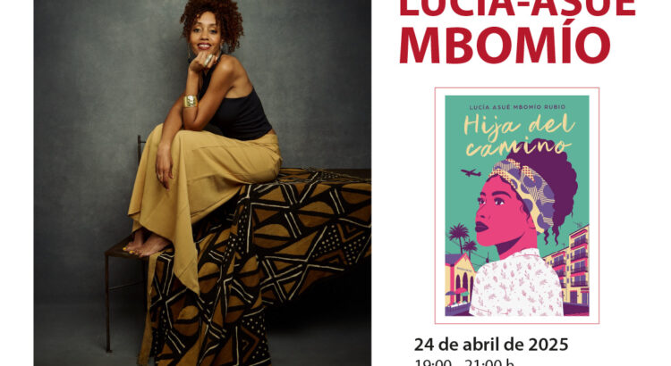 Cartel Una tarde con Lucía-Asué Mbomío